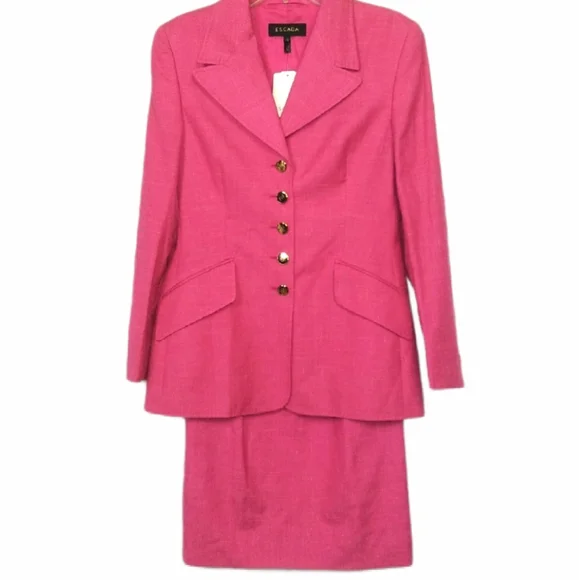 Escada | Dresses | Escada Silk Linen Blend Jacket Dress Set Barbiecore Barbie | Poshmark Escada | Dresses | Escada Silk Linen Blend Jacket Dress Set Barbiecore Barbie | Poshmark